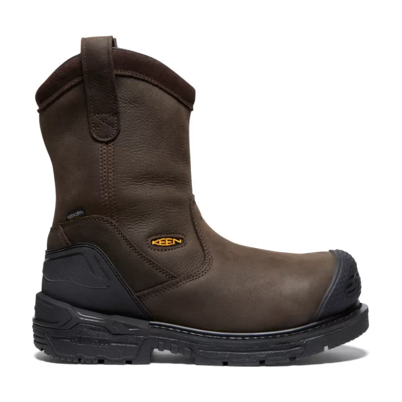 Discount KEEN CSA Philadelphia Wellington Waterproof (Carbon-Fiber Toe) Pour Homme   |  Cascade Brown/Black CascadeBrown/Black