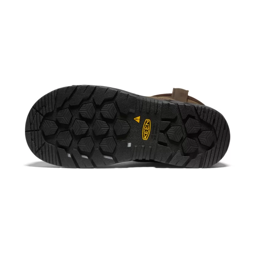 Discount KEEN CSA Philadelphia Wellington Waterproof (Carbon-Fiber Toe) Pour Homme   |  Cascade Brown/Black CascadeBrown/Black