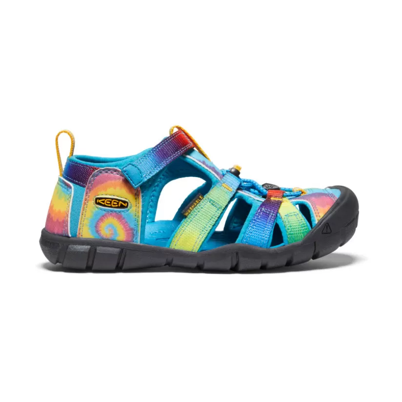 Cheap KEEN Seacamp II CNX Pour Jeunes   |  Vivid Blue/Original Tie Dye VividBlue/OriginalTieDye