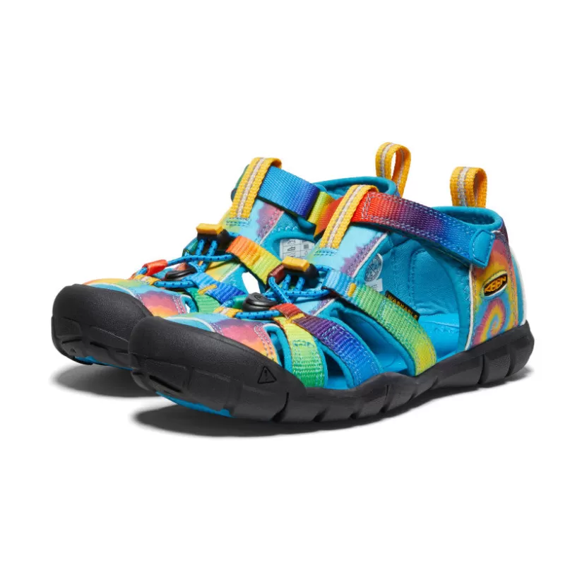 Cheap KEEN Seacamp II CNX Pour Jeunes   |  Vivid Blue/Original Tie Dye VividBlue/OriginalTieDye