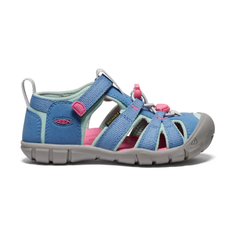 Shop KEEN Seacamp II CNX Pour Petit Enfants   |  Coronet Blue/Hot Pink CoronetBlue/HotPink