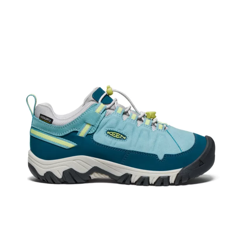 Shop KEEN Targhee IV Waterproof Hiking Shoe Pour Jeunes   |  Reef Waters/Daiquiri Green ReefWaters/DaiquiriGreen
