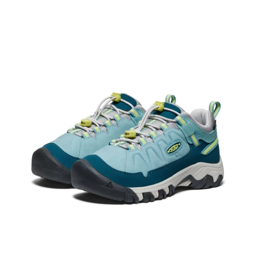 Shop KEEN Targhee IV Waterproof Hiking Shoe Pour Jeunes   |  Reef Waters/Daiquiri Green ReefWaters/DaiquiriGreen