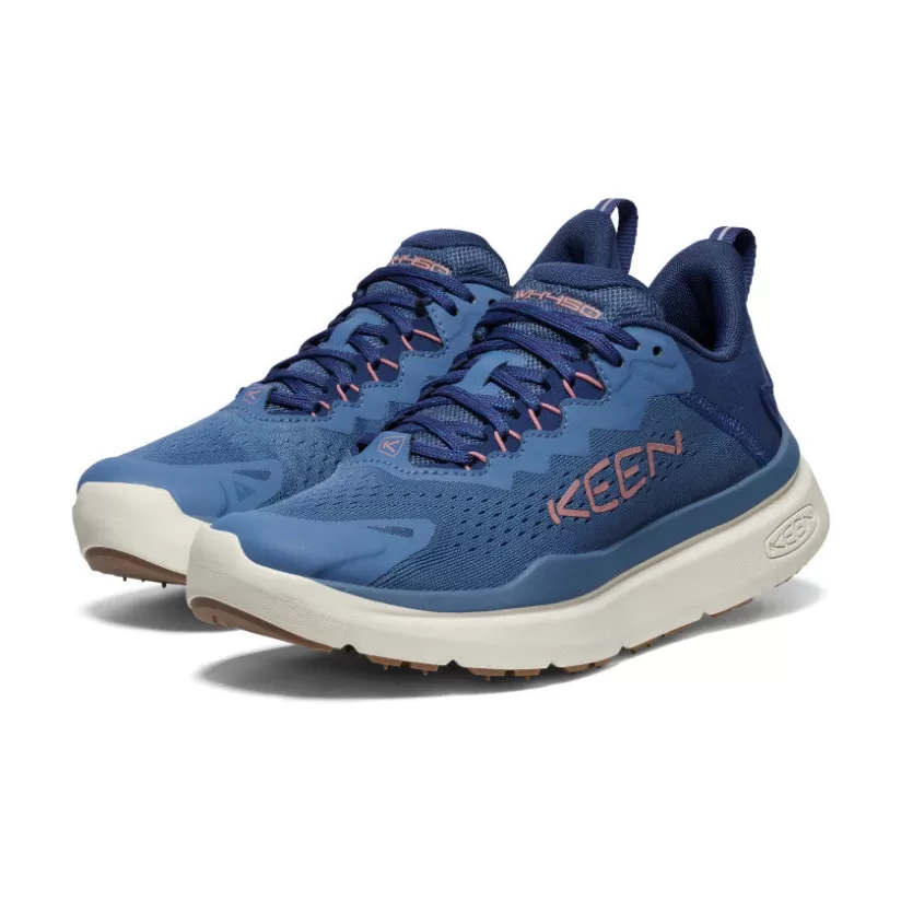 Shop KEEN WK450 Walking Shoe Pour Femme   |  Vintage Indigo/Nostalgia Rose VintageIndigo/NostalgiaRose